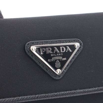 UZO TESSUTO 6連 キーケース ナイロン サフィアーノレザー ブラック プラダ 財布・小物 PRADA