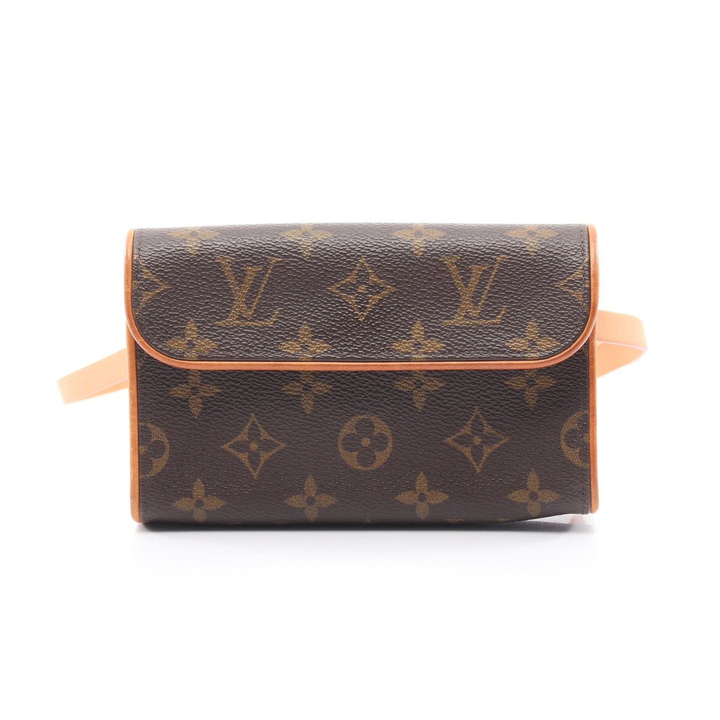 ポシェットフロランティーヌ モノグラム ボディバッグ ウエストバッグ PVC レザー ブラウン ルイヴィトン バッグ LOUIS VUITTON
