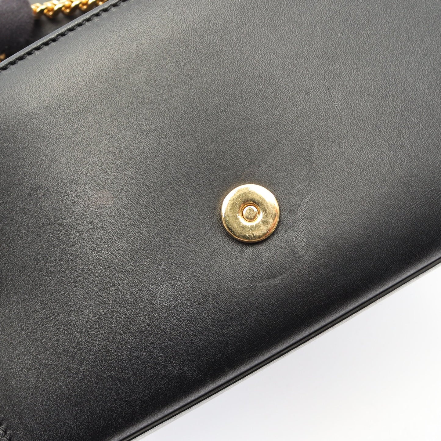 ケイト モノグラム チェーンショルダーバッグ レザー ブラック サンローランパリ バッグ SAINT LAURENT PARIS