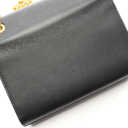 ケイト モノグラム チェーンショルダーバッグ レザー ブラック サンローランパリ バッグ SAINT LAURENT PARIS