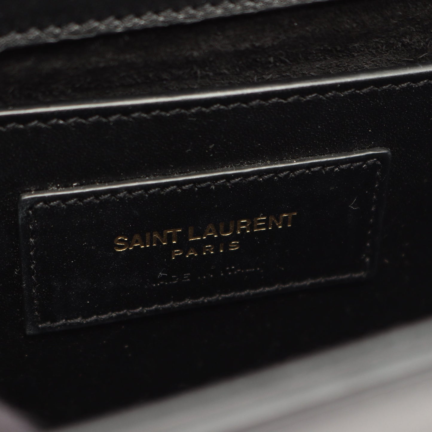ケイト モノグラム チェーンショルダーバッグ レザー ブラック サンローランパリ バッグ SAINT LAURENT PARIS