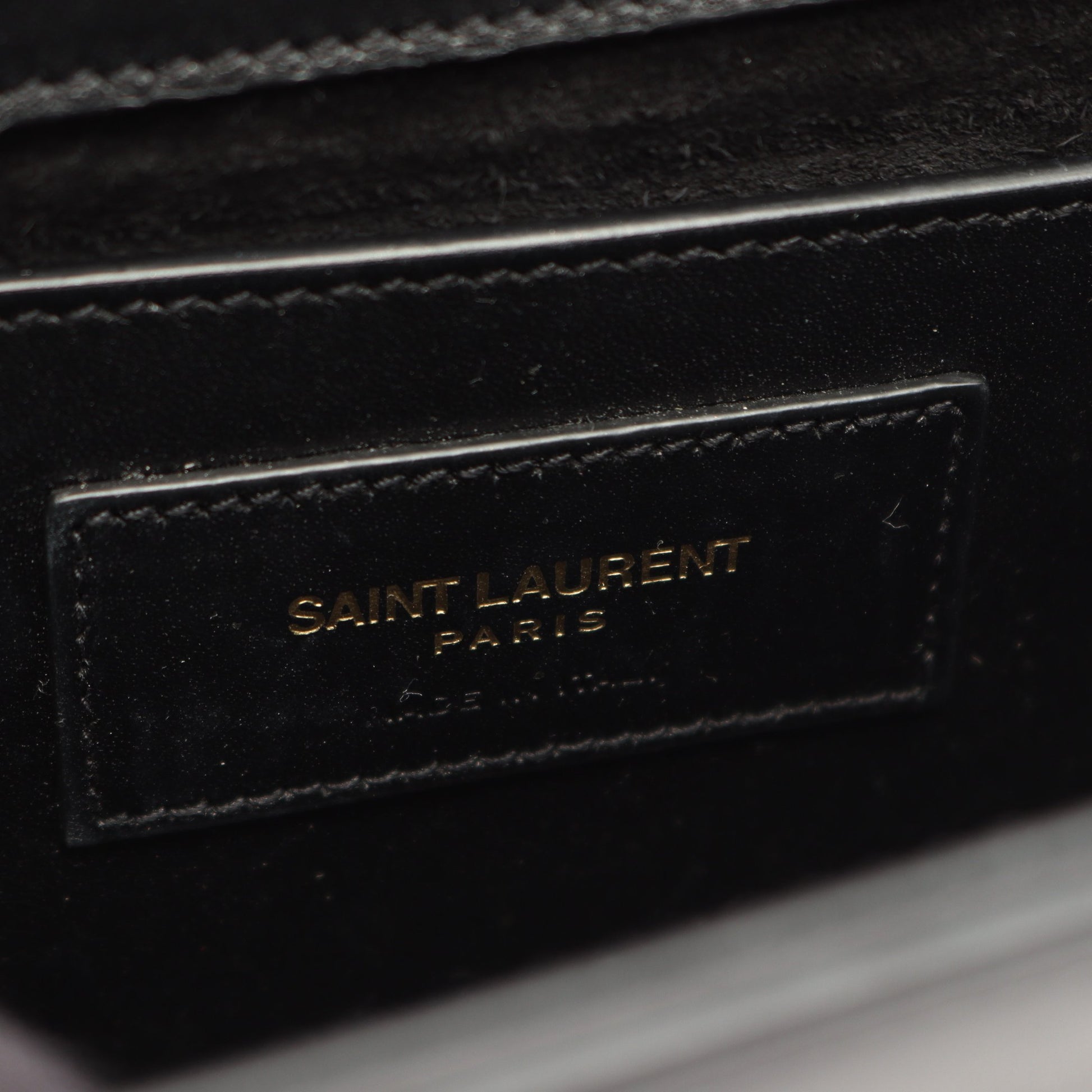 ケイト モノグラム チェーンショルダーバッグ レザー ブラック サンローランパリ バッグ SAINT LAURENT PARIS