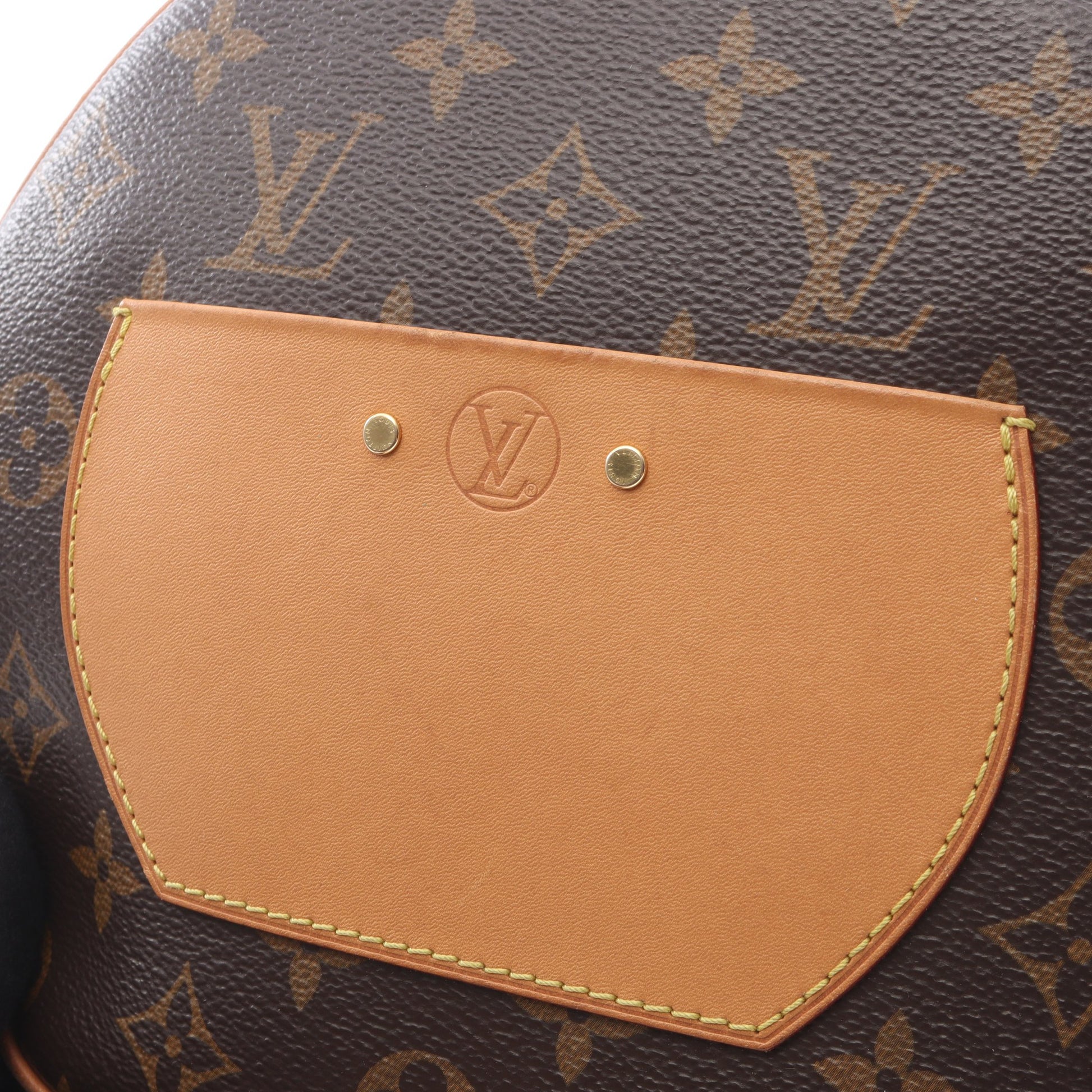 ボワット シャポースープル モノグラム ショルダーバッグ PVC レザー ブラウン ルイヴィトン バッグ LOUIS VUITTON