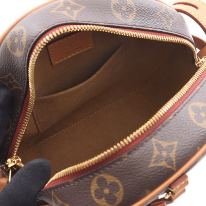 ボワット シャポースープル モノグラム ショルダーバッグ PVC レザー ブラウン ルイヴィトン バッグ LOUIS VUITTON