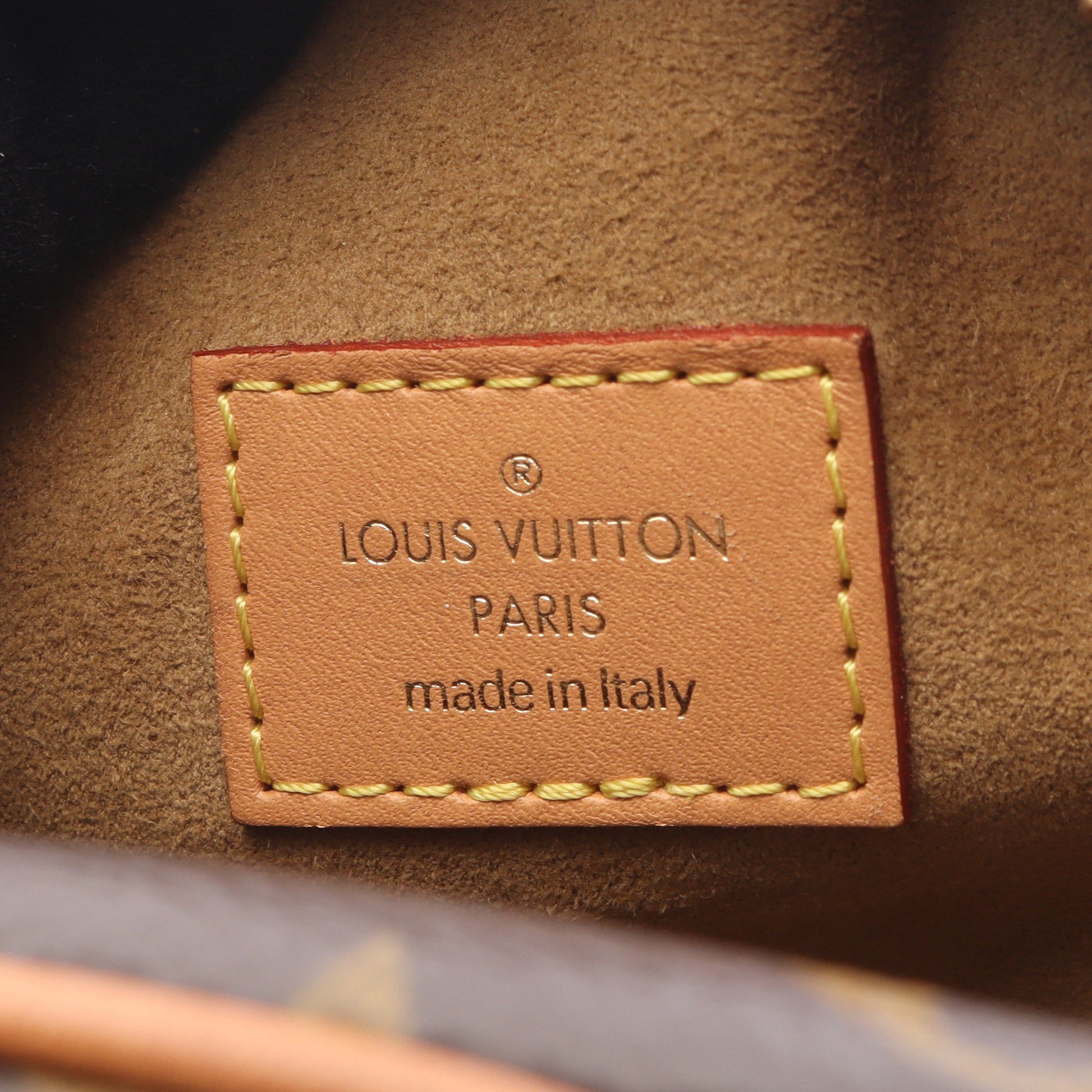 ボワット シャポースープル モノグラム ショルダーバッグ PVC レザー ブラウン ルイヴィトン バッグ LOUIS VUITTON