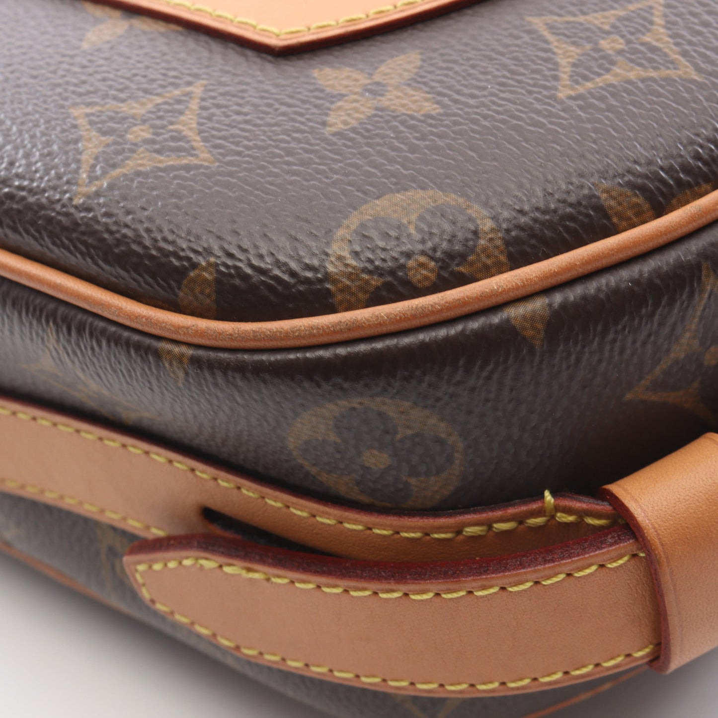ボワット シャポースープル モノグラム ショルダーバッグ PVC レザー ブラウン ルイヴィトン バッグ LOUIS VUITTON