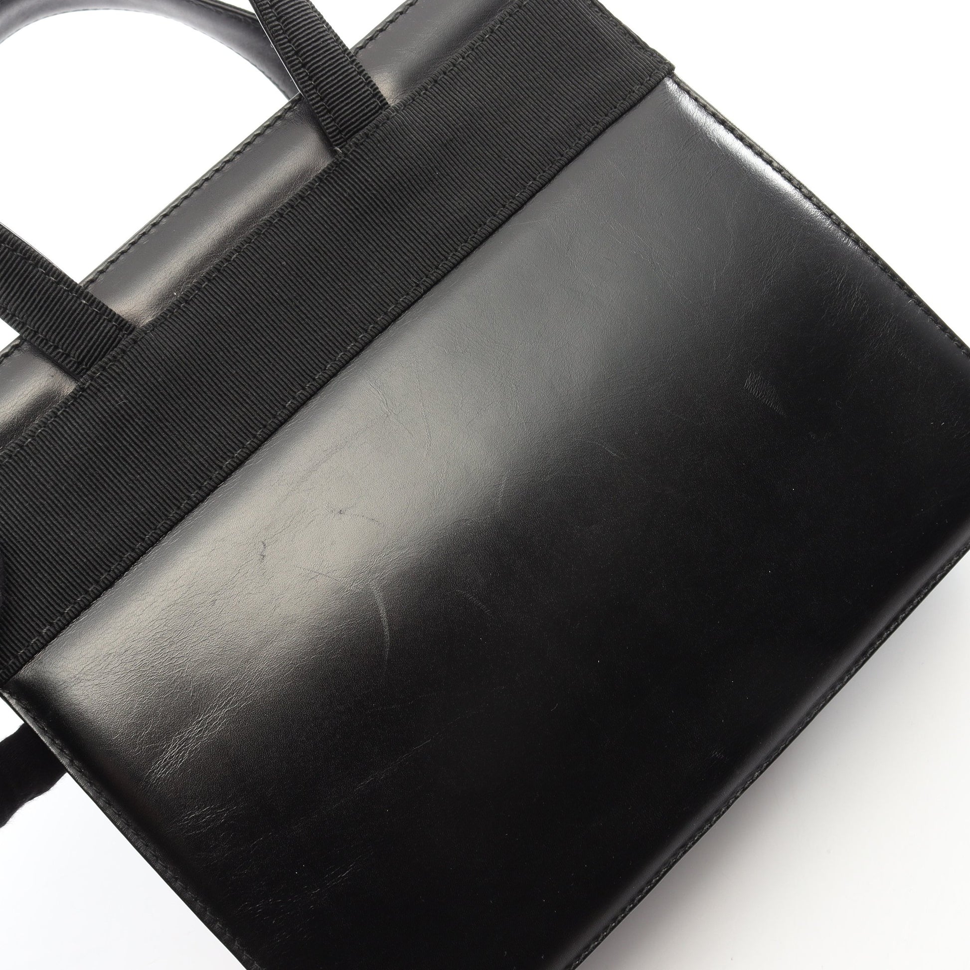 ヴァラリボン 2WAY ハンドバッグ レザー ブラック サルヴァトーレフェラガモ バッグ Salvatore Ferragamo