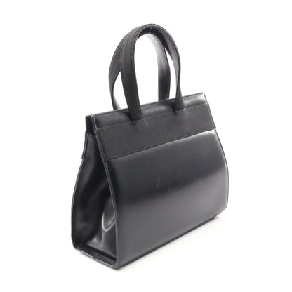 ヴァラリボン 2WAY ハンドバッグ レザー ブラック サルヴァトーレフェラガモ バッグ Salvatore Ferragamo