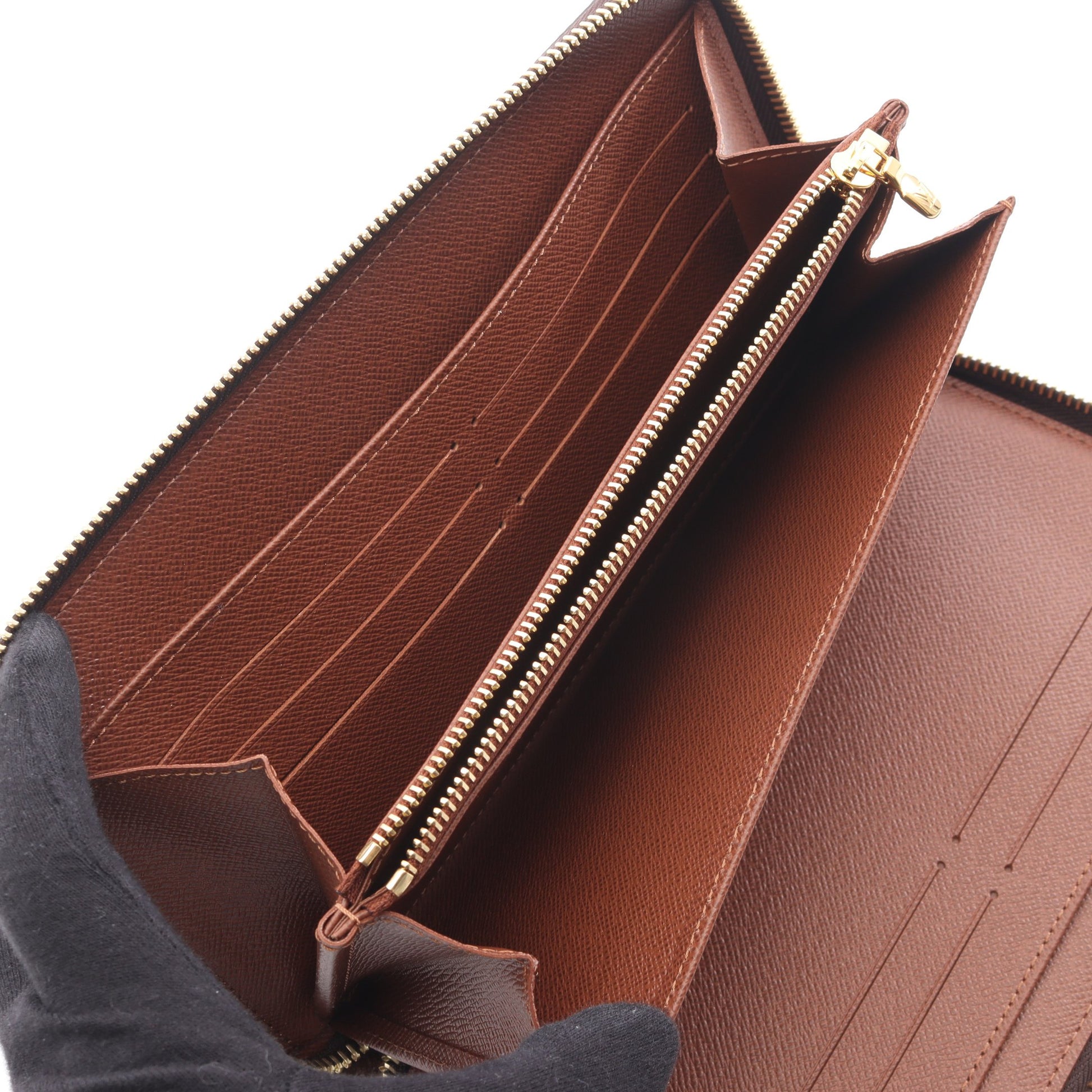 ジッピー オーガナイザー モノグラム ラウンドファスナー長財布 PVC ブラウン ルイヴィトン 財布・小物 LOUIS VUITTON
