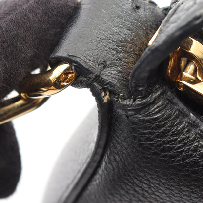 ヴィッテロダイノ ソフト ショルダーバッグ レザー ブラック プラダ バッグ PRADA