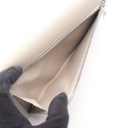 アナグラム コンチネンタル 二つ折り長財布 レザー ライトベージュ ロエベ 財布・小物 LOEWE