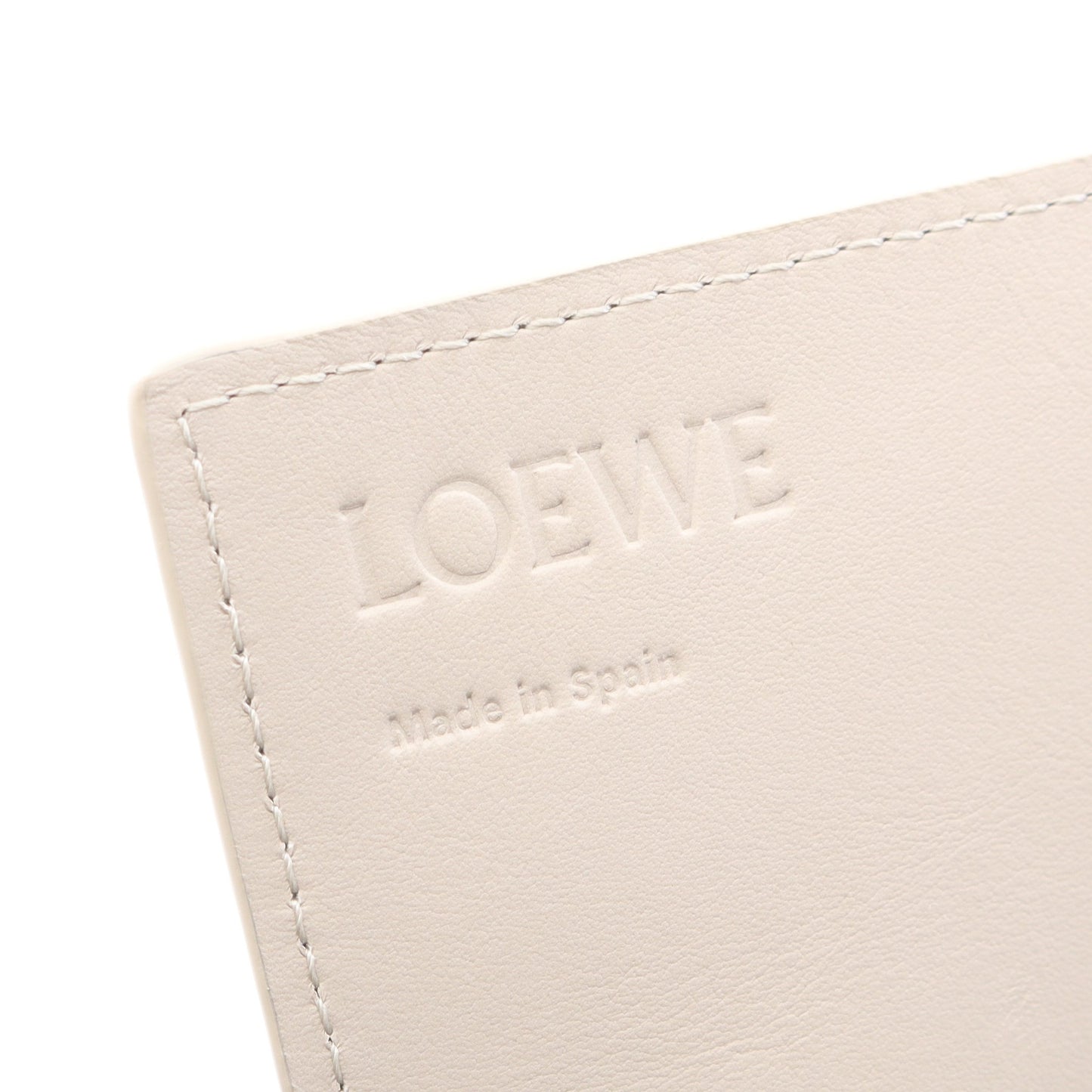 アナグラム コンチネンタル 二つ折り長財布 レザー ライトベージュ ロエベ 財布・小物 LOEWE