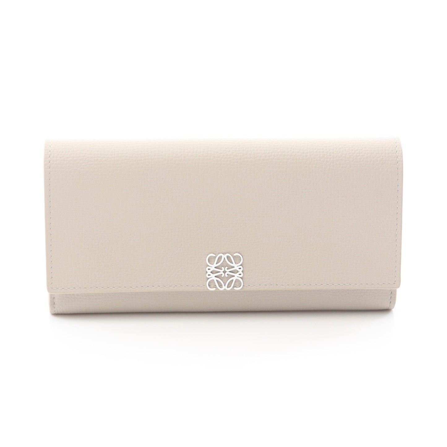 アナグラム コンチネンタル 二つ折り長財布 レザー ライトベージュ ロエベ 財布・小物 LOEWE