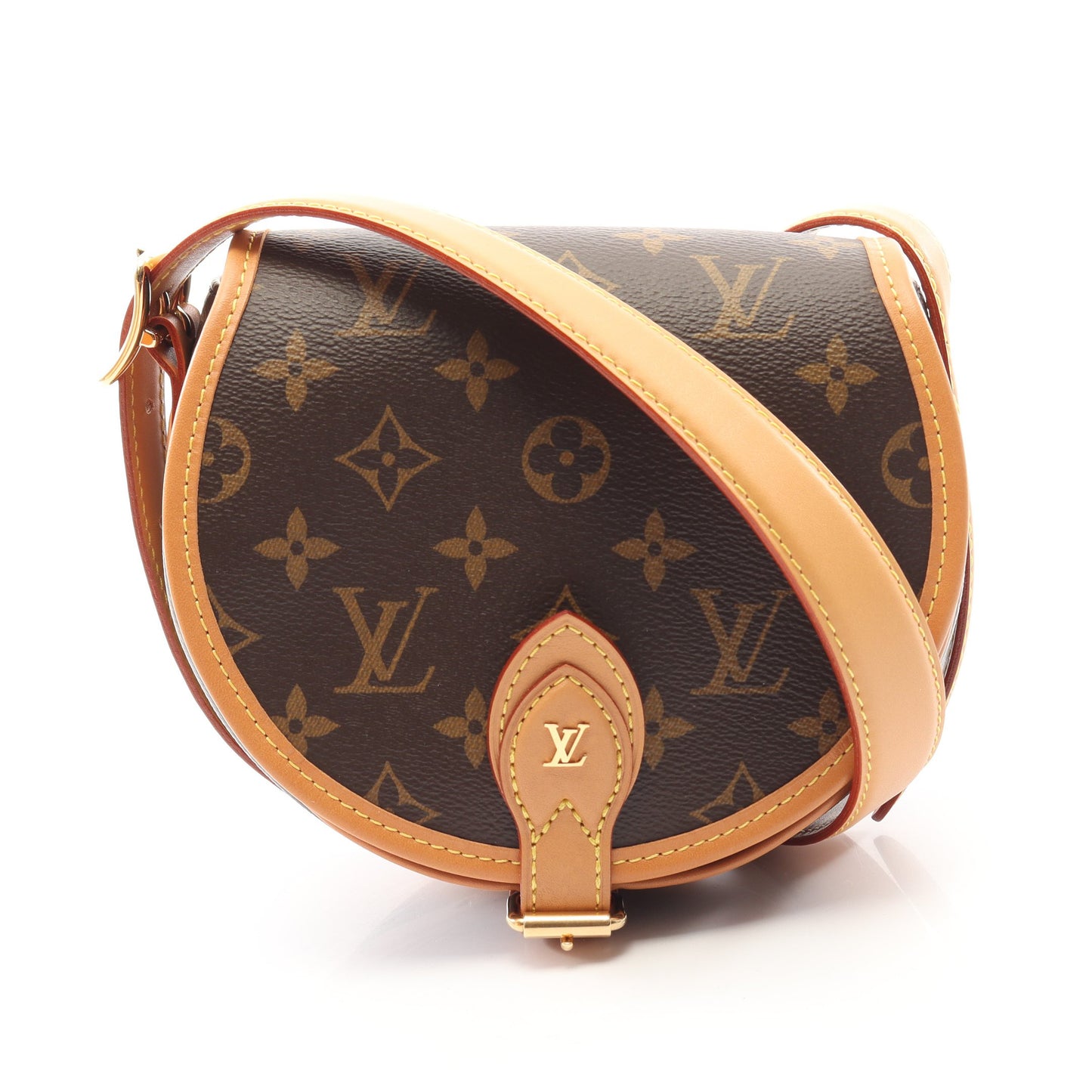 タンブラン モノグラム ショルダーバッグ PVC レザー ブラウン ルイヴィトン バッグ LOUIS VUITTON