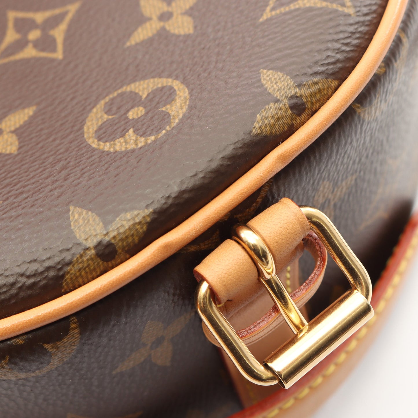 タンブラン モノグラム ショルダーバッグ PVC レザー ブラウン ルイヴィトン バッグ LOUIS VUITTON