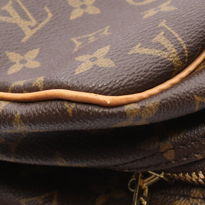 アリゼアンポッシュ モノグラム ボストンバッグ PVC レザー ブラウン ルイヴィトン バッグ LOUIS VUITTON