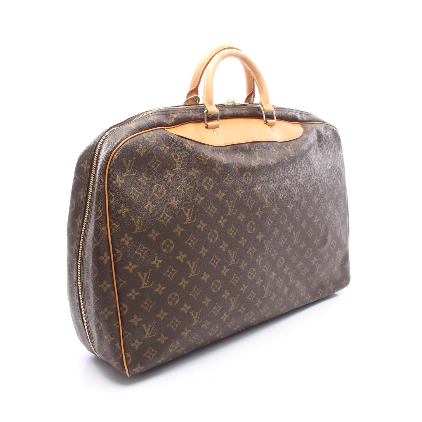 アリゼアンポッシュ モノグラム ボストンバッグ PVC レザー ブラウン ルイヴィトン バッグ LOUIS VUITTON