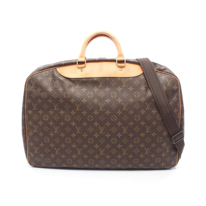 アリゼアンポッシュ モノグラム ボストンバッグ PVC レザー ブラウン ルイヴィトン バッグ LOUIS VUITTON