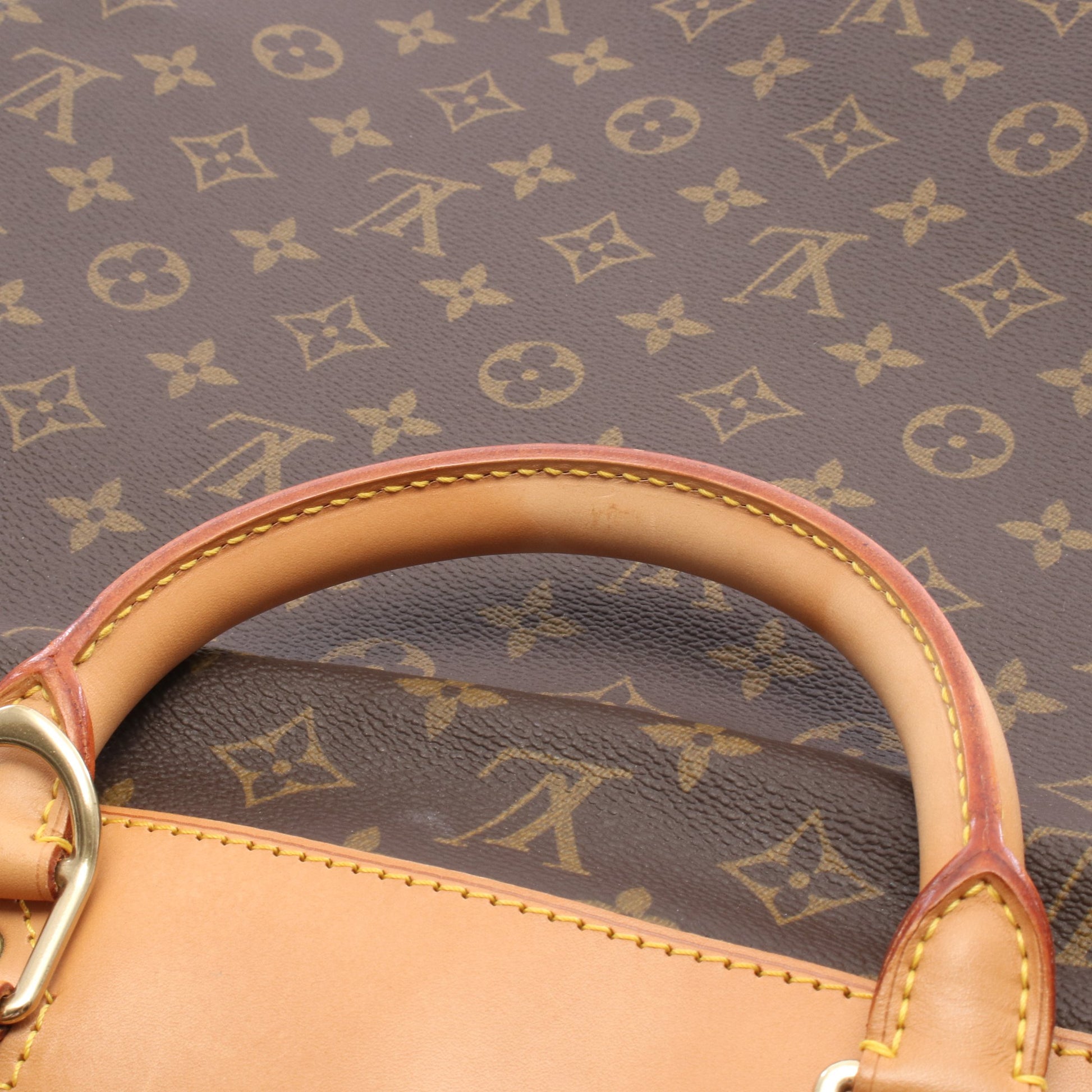 アリゼアンポッシュ モノグラム ボストンバッグ PVC レザー ブラウン ルイヴィトン バッグ LOUIS VUITTON