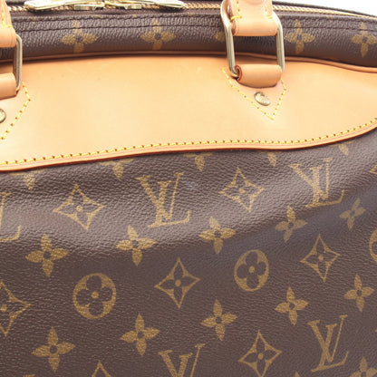 アリゼアンポッシュ モノグラム ボストンバッグ PVC レザー ブラウン ルイヴィトン バッグ LOUIS VUITTON