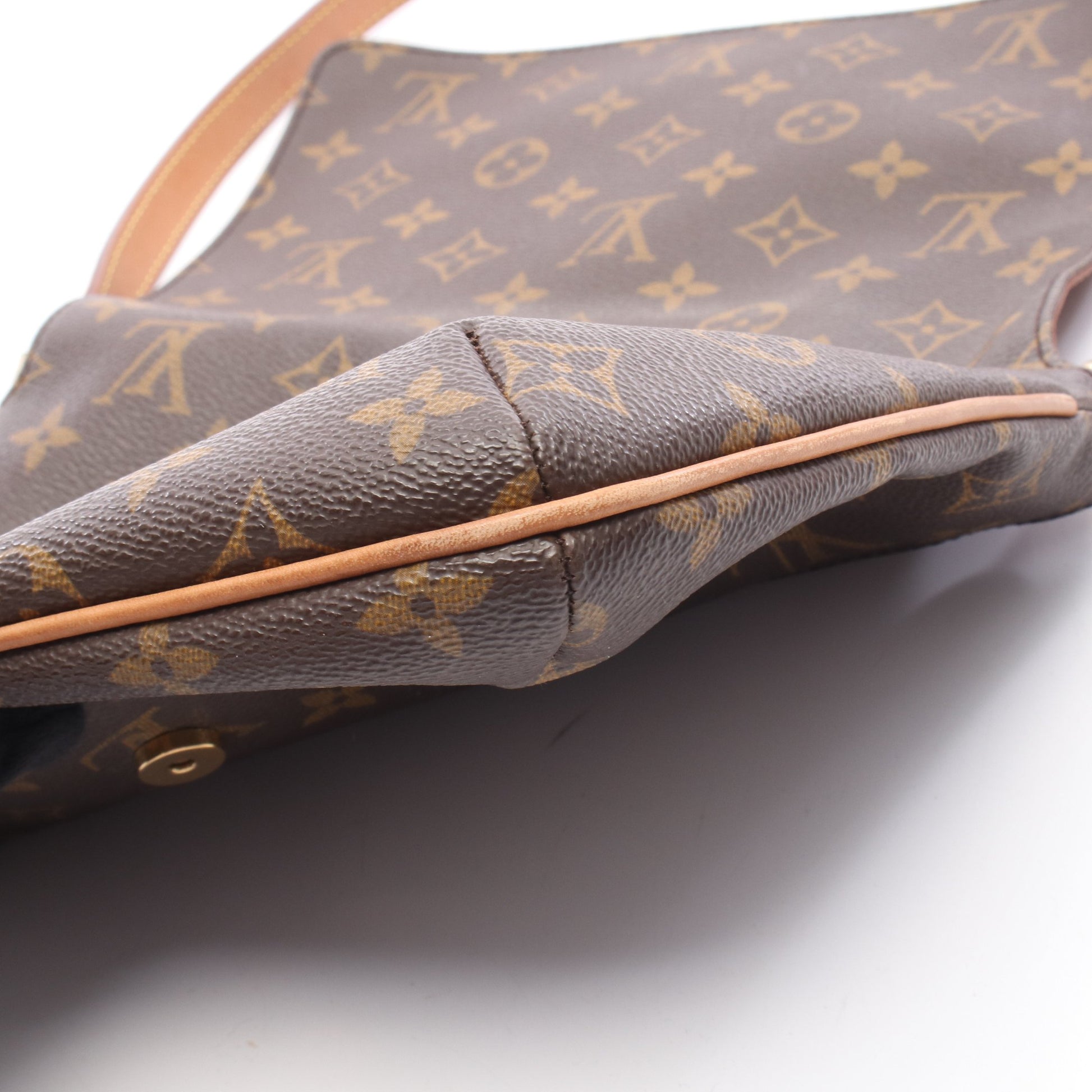 ミュゼットタンゴ ショートストラップ モノグラム ショルダーバッグ PVC レザー ブラウン ルイヴィトン バッグ LOUIS VUITTON