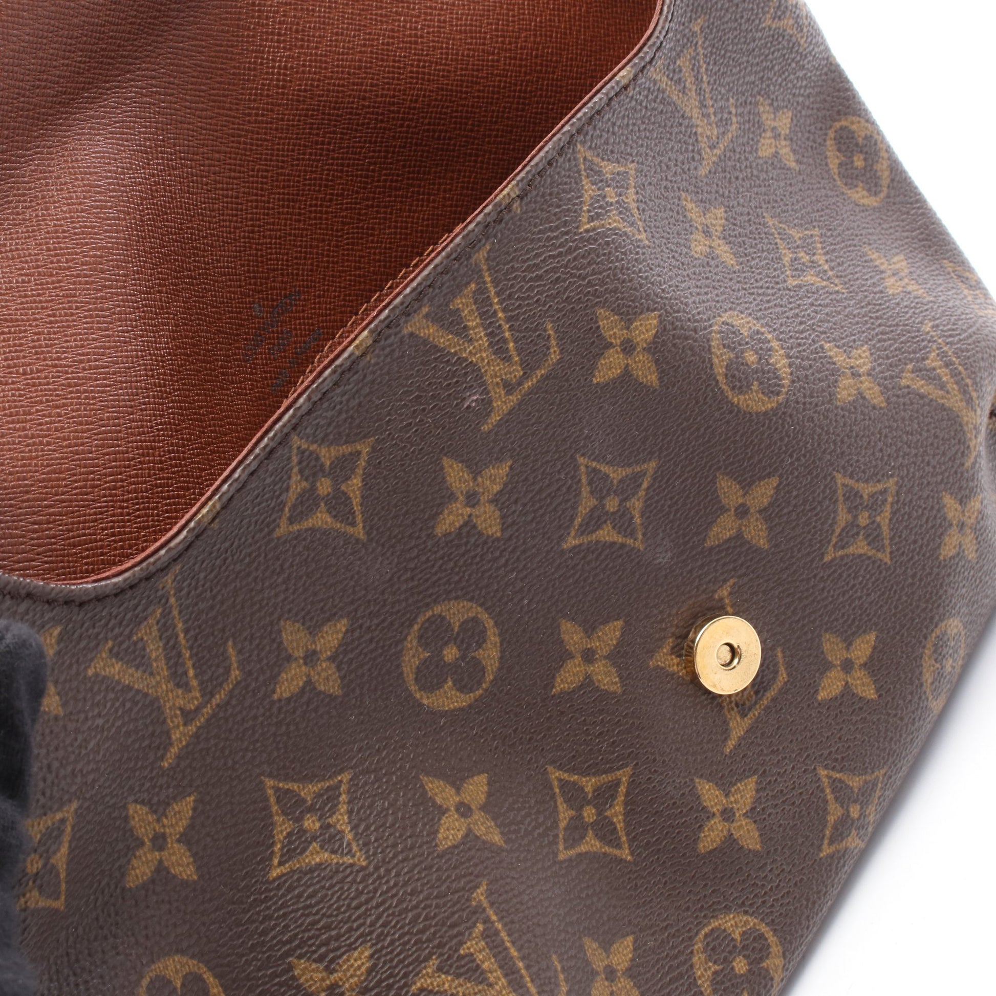ミュゼットタンゴ ショートストラップ モノグラム ショルダーバッグ PVC レザー ブラウン ルイヴィトン バッグ LOUIS VUITTON