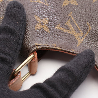 ミュゼットタンゴ ショートストラップ モノグラム ショルダーバッグ PVC レザー ブラウン ルイヴィトン バッグ LOUIS VUITTON
