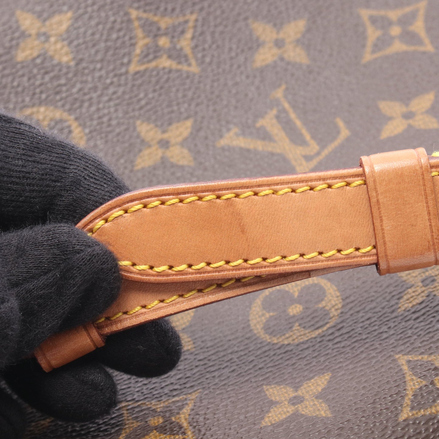 ミュゼットタンゴ ショートストラップ モノグラム ショルダーバッグ PVC レザー ブラウン ルイヴィトン バッグ LOUIS VUITTON