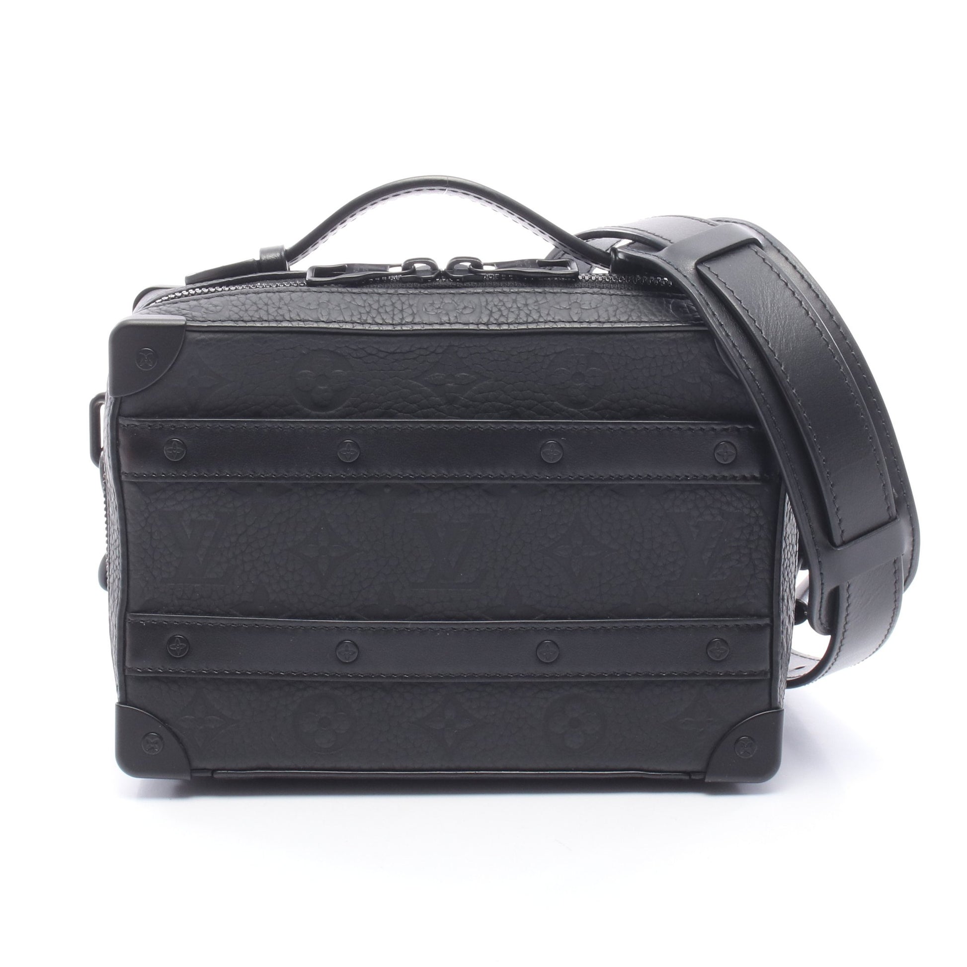 ハンドル ソフトトランク モノグラムトリヨン 2WAY ショルダーバッグ レザー ブラック ルイヴィトン バッグ LOUIS VUITTON