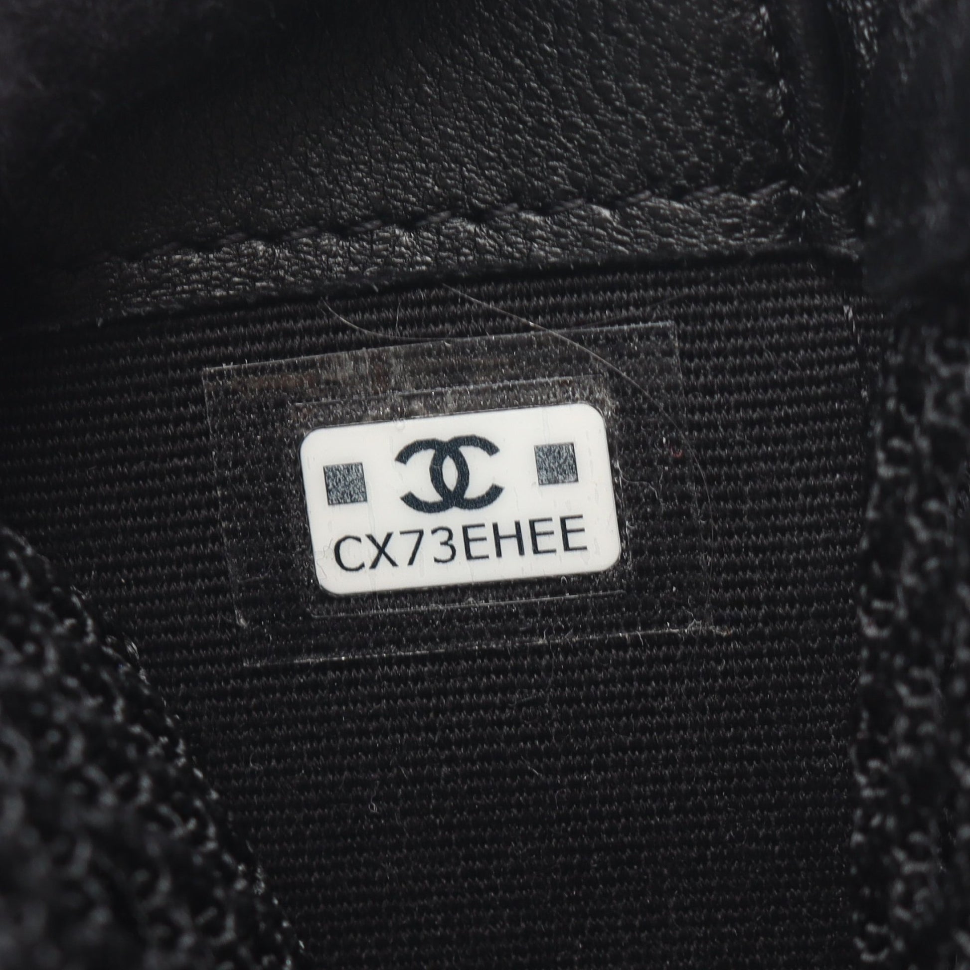 ココマーク ポーチ付き 2WAY ハンドバッグ メッシュ ラムスキン ブラック ゴールド金具 シャネル バッグ CHANEL