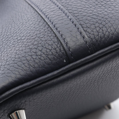 ピコタンロックPM ブルーニュイ ハンドバッグ トリヨンクレマンス ネイビー シルバー金具 Z刻印 エルメス バッグ HERMES