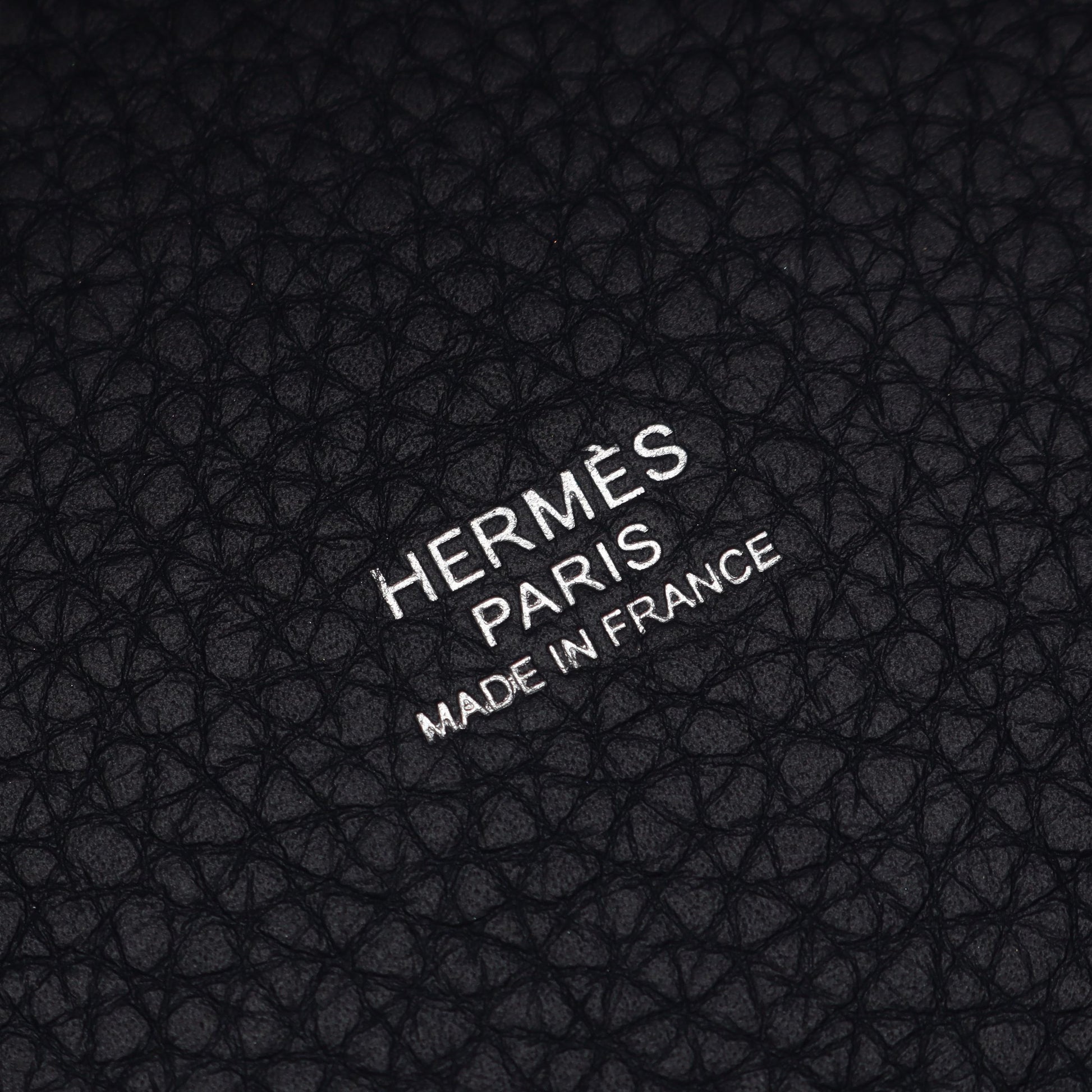 ピコタンロックPM ブルーニュイ ハンドバッグ トリヨンクレマンス ネイビー シルバー金具 Z刻印 エルメス バッグ HERMES