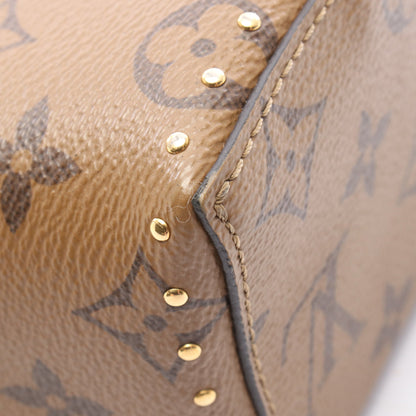 カメラボックス モノグラムリバース 2WAY ハンドバッグ PVC レザー ブラウン ダークブラウン ブラック ルイヴィトン バッグ LOUIS VUITTON