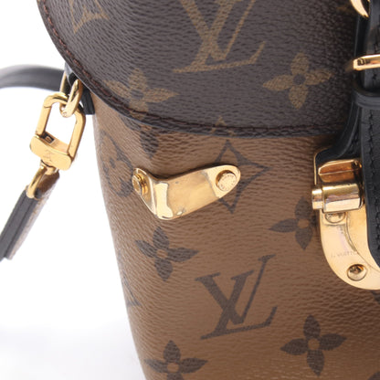 カメラボックス モノグラムリバース 2WAY ハンドバッグ PVC レザー ブラウン ダークブラウン ブラック ルイヴィトン バッグ LOUIS VUITTON