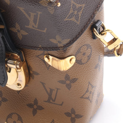 カメラボックス モノグラムリバース 2WAY ハンドバッグ PVC レザー ブラウン ダークブラウン ブラック ルイヴィトン バッグ LOUIS VUITTON
