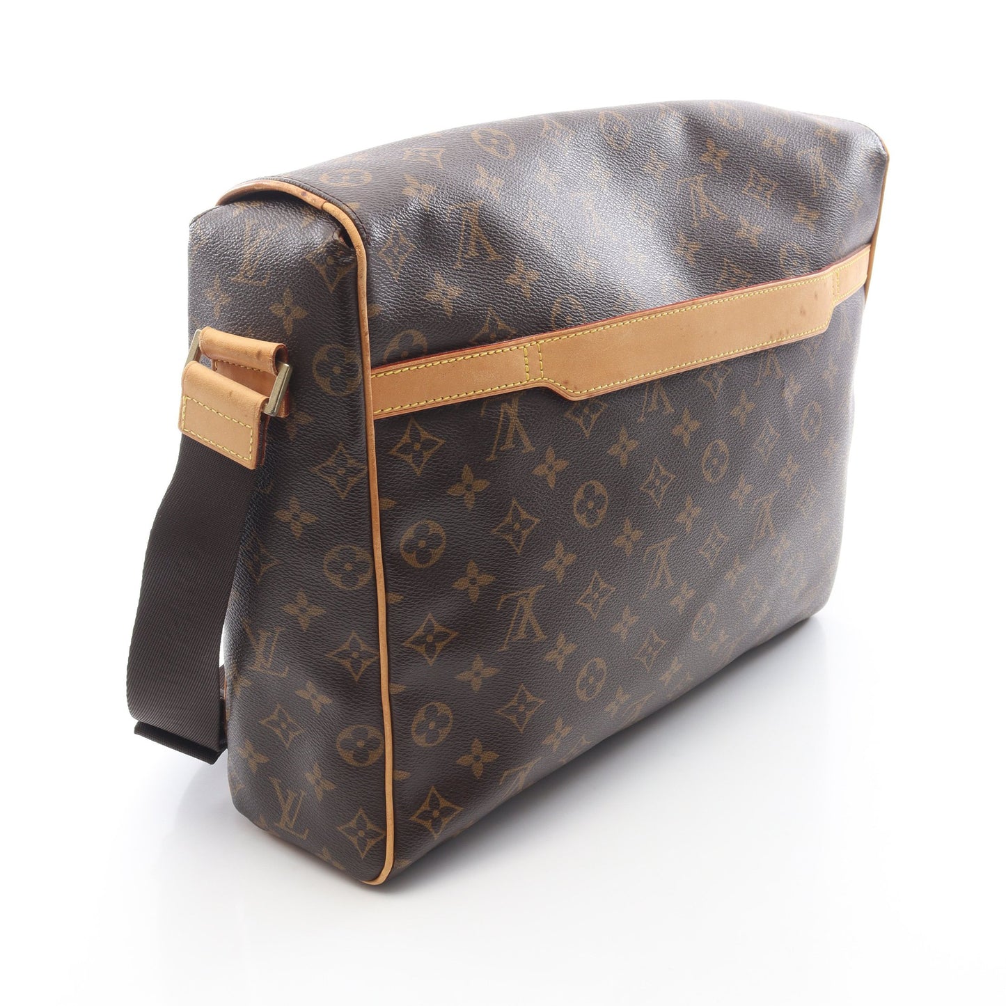 アベス モノグラム ショルダーバッグ PVC レザー ブラウン ルイヴィトン バッグ LOUIS VUITTON