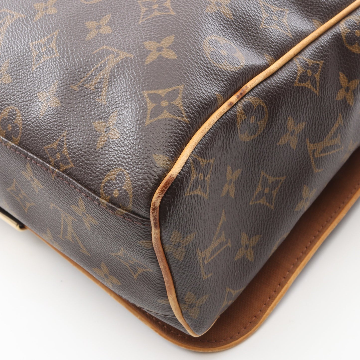 アベス モノグラム ショルダーバッグ PVC レザー ブラウン ルイヴィトン バッグ LOUIS VUITTON