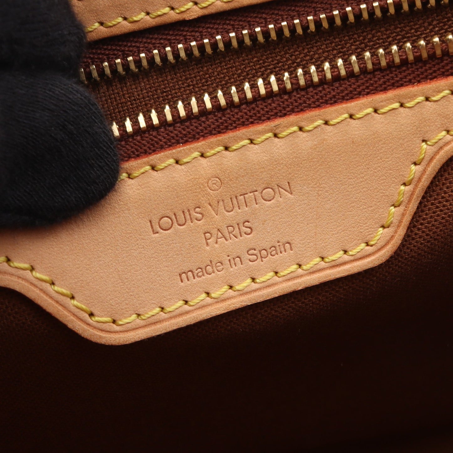 アベス モノグラム ショルダーバッグ PVC レザー ブラウン ルイヴィトン バッグ LOUIS VUITTON