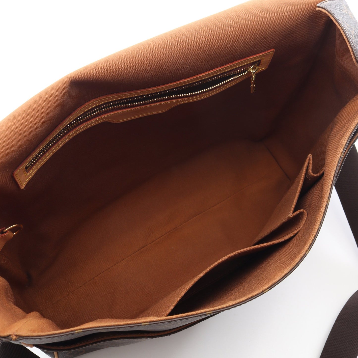 アベス モノグラム ショルダーバッグ PVC レザー ブラウン ルイヴィトン バッグ LOUIS VUITTON