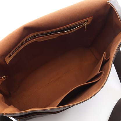 アベス モノグラム ショルダーバッグ PVC レザー ブラウン ルイヴィトン バッグ LOUIS VUITTON