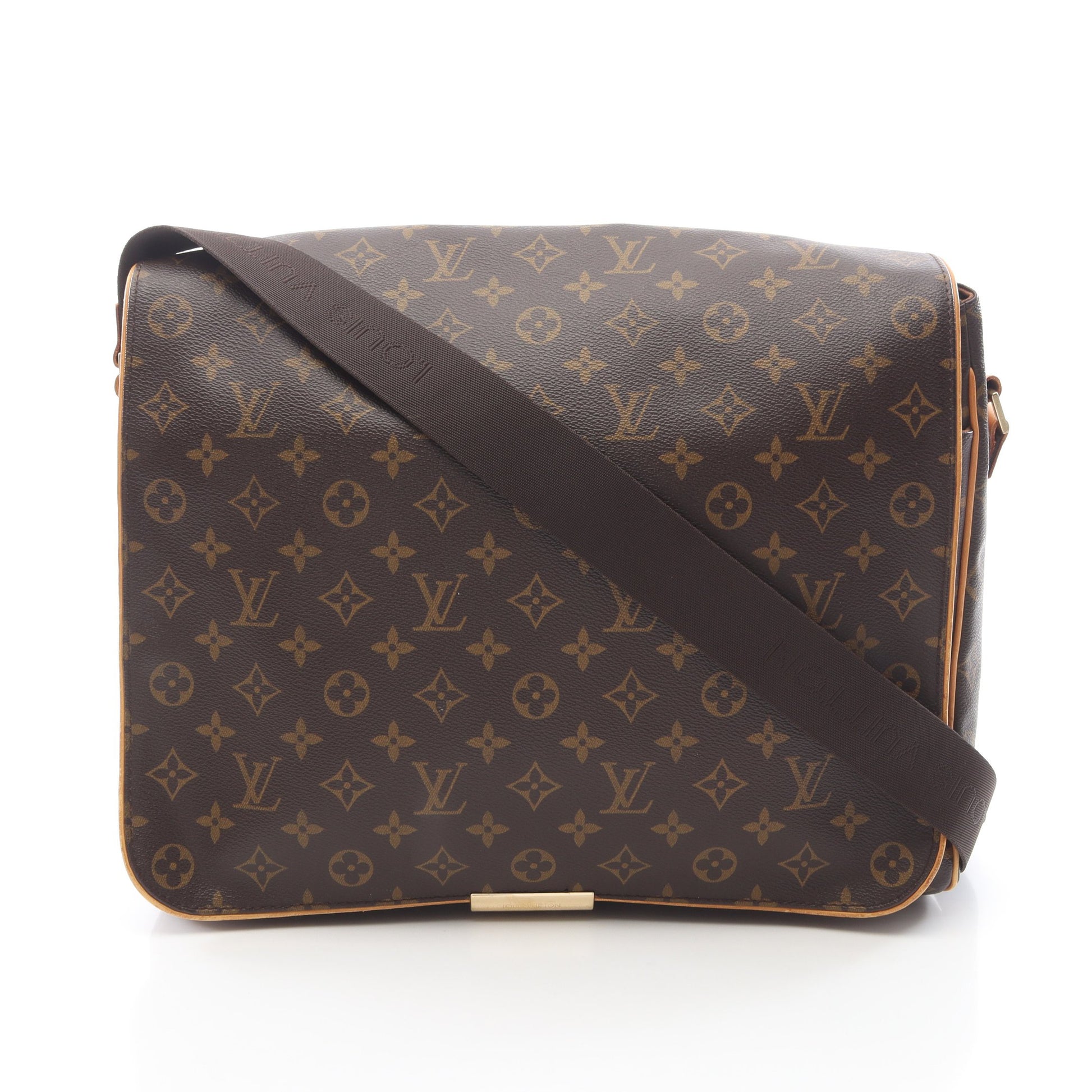 アベス モノグラム ショルダーバッグ PVC レザー ブラウン ルイヴィトン バッグ LOUIS VUITTON