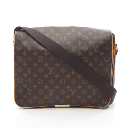 アベス モノグラム ショルダーバッグ PVC レザー ブラウン ルイヴィトン バッグ LOUIS VUITTON