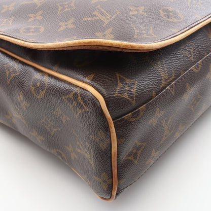 アベス モノグラム ショルダーバッグ PVC レザー ブラウン ルイヴィトン バッグ LOUIS VUITTON