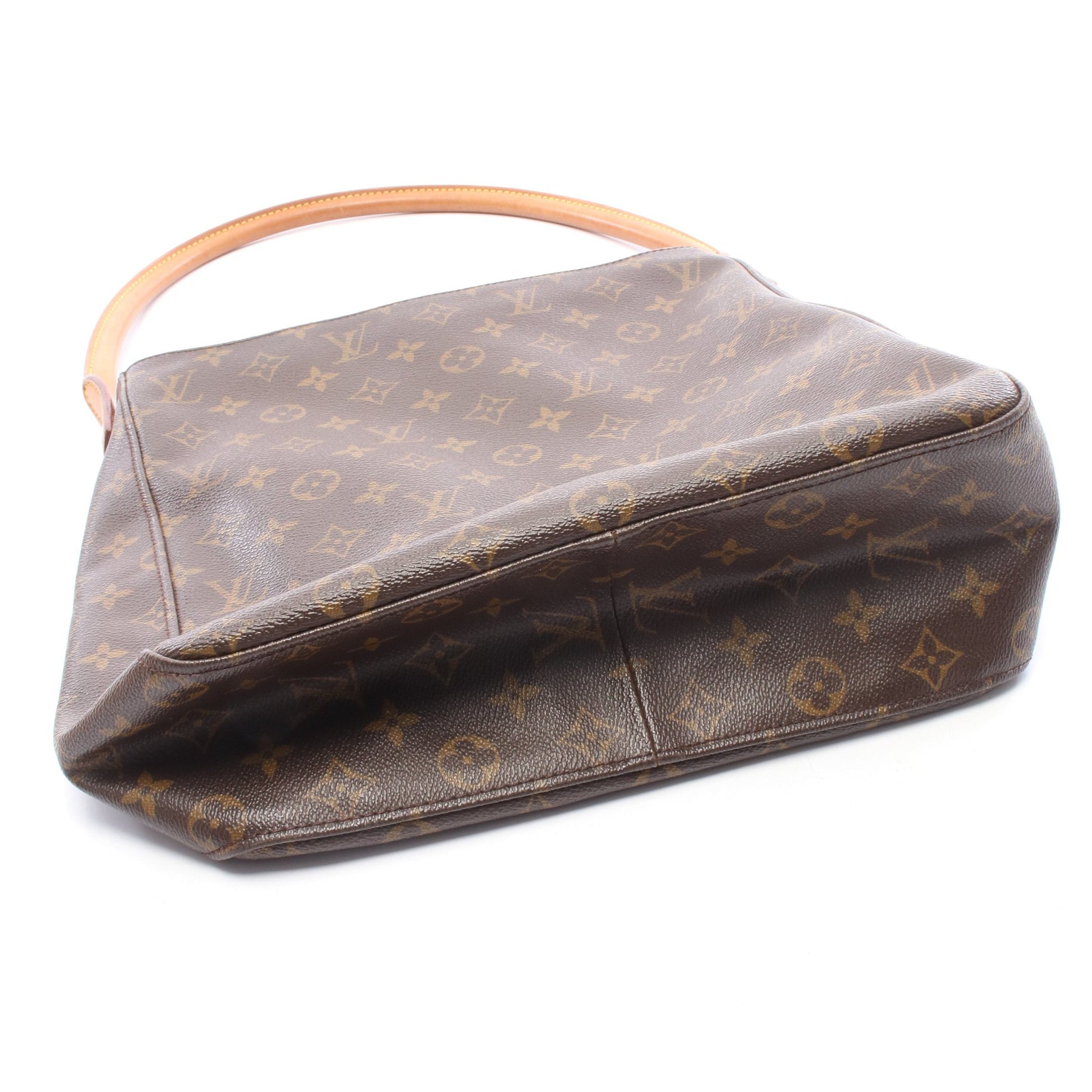 ルーピングGM モノグラム ショルダーバッグ PVC レザー ブラウン ルイヴィトン バッグ LOUIS VUITTON