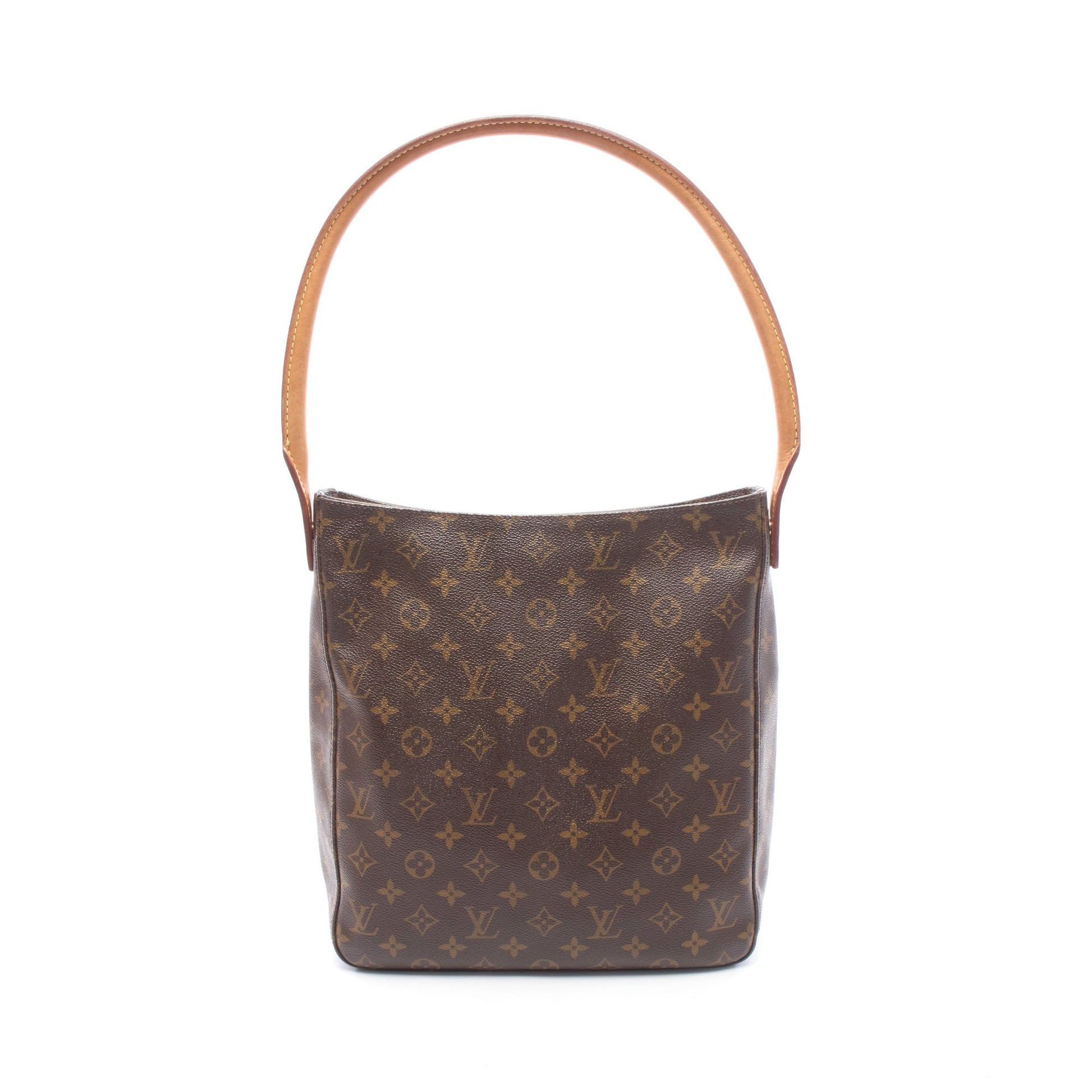 ルーピングGM モノグラム ショルダーバッグ PVC レザー ブラウン ルイヴィトン バッグ LOUIS VUITTON