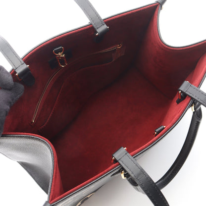 オンザゴーMM モノグラムアンプラント ノワール 2WAY ショルダーバッグ トートバッグ レザー ブラック ルイヴィトン バッグ LOUIS VUITTON