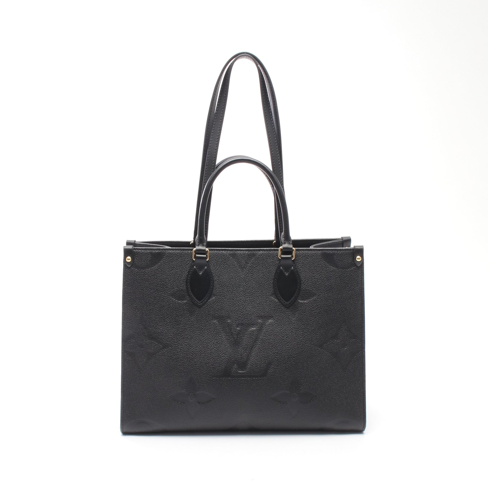 オンザゴーMM モノグラムアンプラント ノワール 2WAY ショルダーバッグ トートバッグ レザー ブラック ルイヴィトン バッグ LOUIS VUITTON