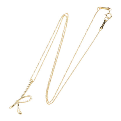 イニシャルK レター ネックレス ネックレス K18YG イエローゴールド ティファニー アクセサリー TIFFANY & Co.