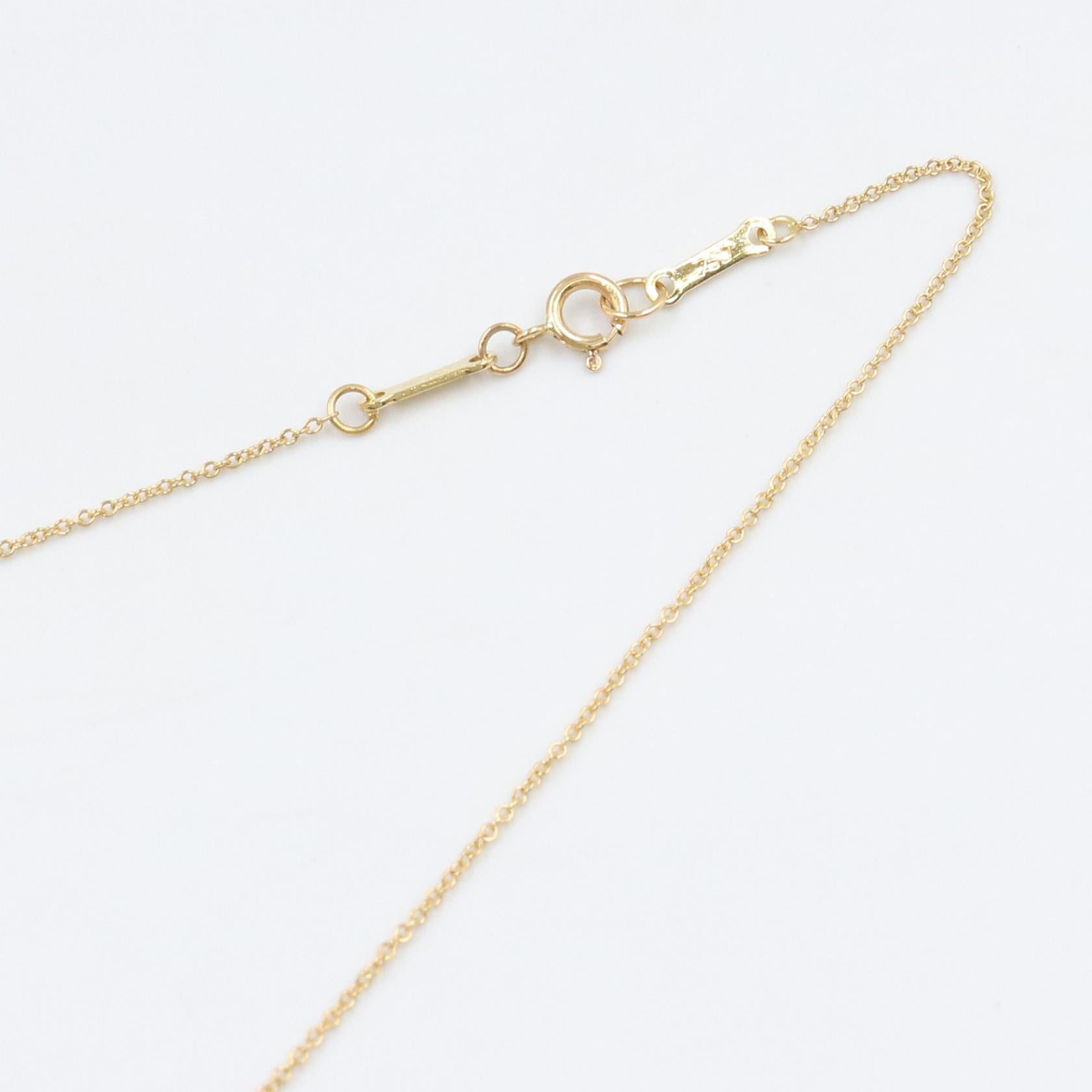 イニシャルK レター ネックレス ネックレス K18YG イエローゴールド ティファニー アクセサリー TIFFANY & Co.