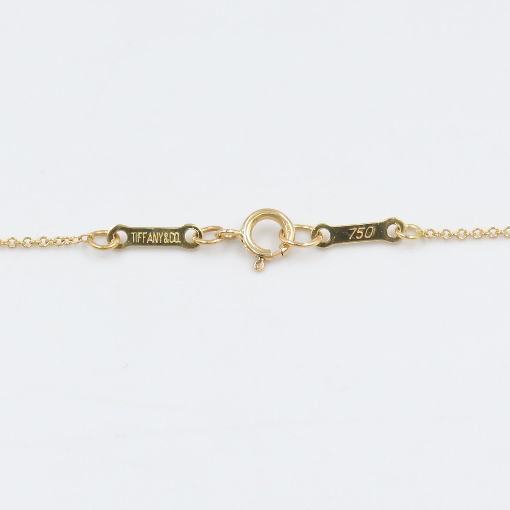 イニシャルK レター ネックレス ネックレス K18YG イエローゴールド ティファニー アクセサリー TIFFANY & Co.